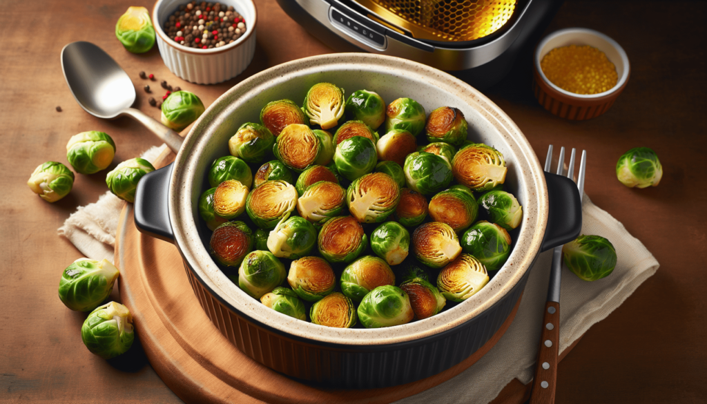 3. Keto Air Fryer Brussels Sprouts